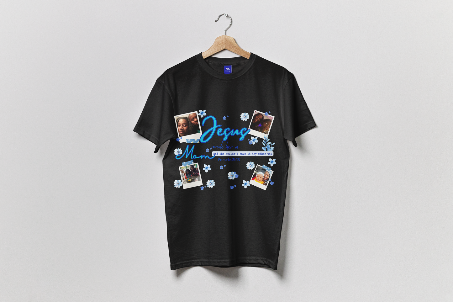 Mother's Day Whimsical Shirt — Black